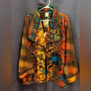 Parsley & Sage Jacket Jacquard Print